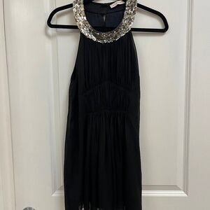 Matthew Williamson Black Embellished Cocktail Dress